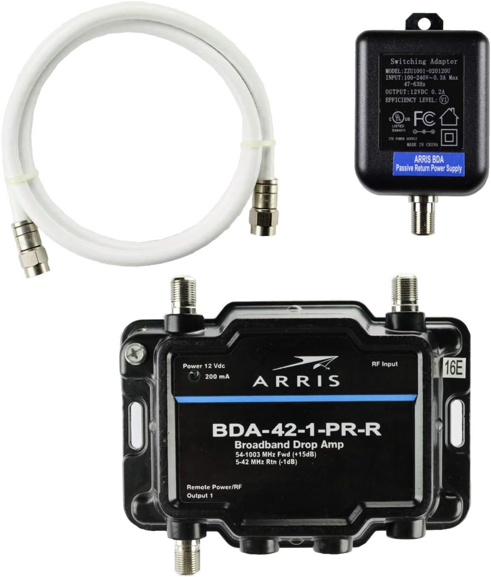 Arris 1-Port Cable, Modem, TV, OTA, HDTV Amplifier [...]