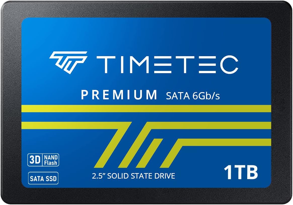 Timetec 1TB SSD 3D NAND TLC SATA III 6Gb/s 2.5 Inch [...]