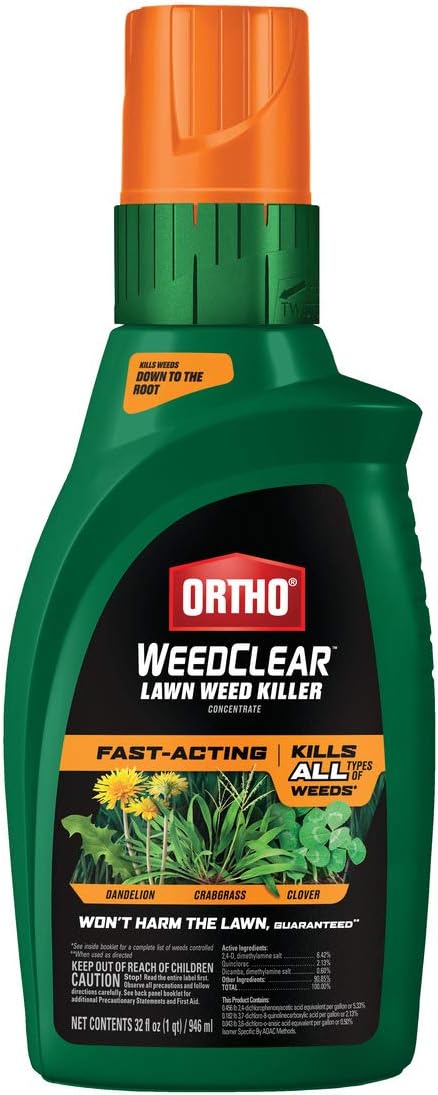 Ortho WeedClear Lawn Weed Killer Concentrate, Fast- [...]