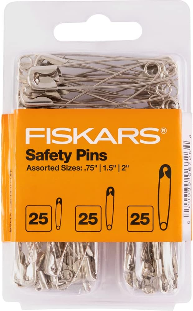 Fiskars Safety Pins, Safety Pins Assorted 3-Size for [...]