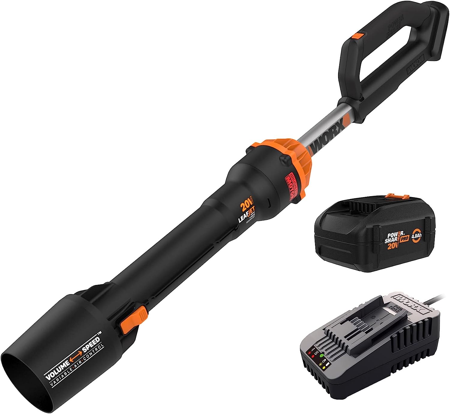 WORX 20V LEAFJET Cordless Leaf Blower with Power Share [...]