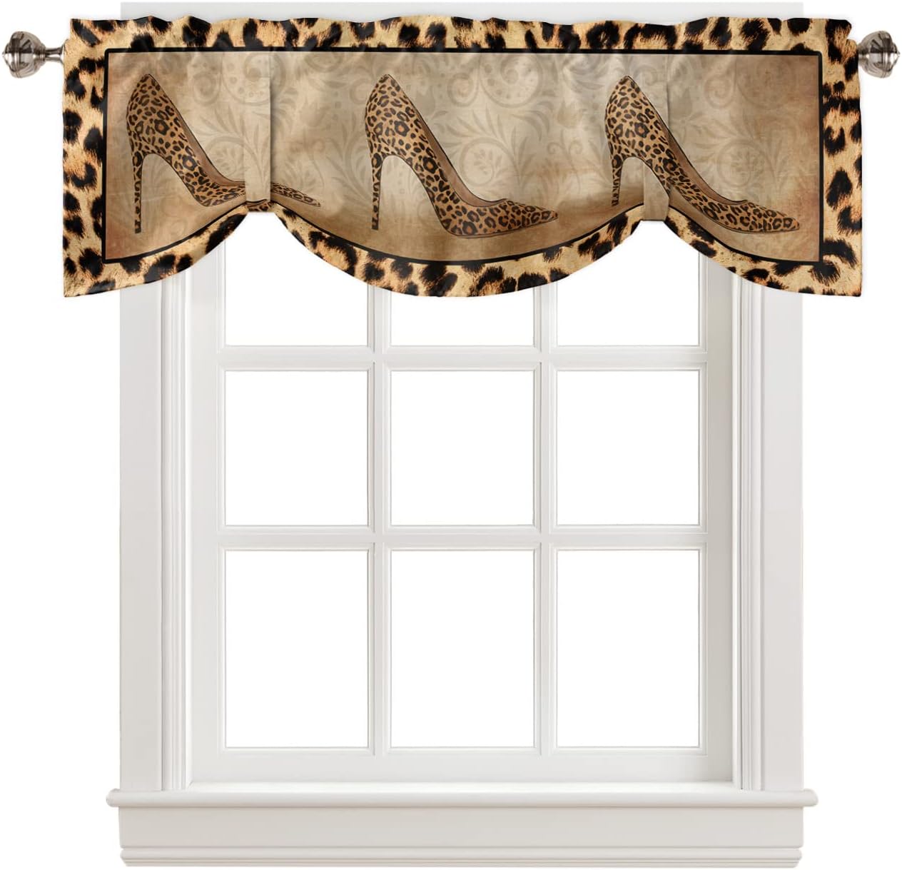 Tie Up Curtain Valance Window Topper 1 Panel [...]