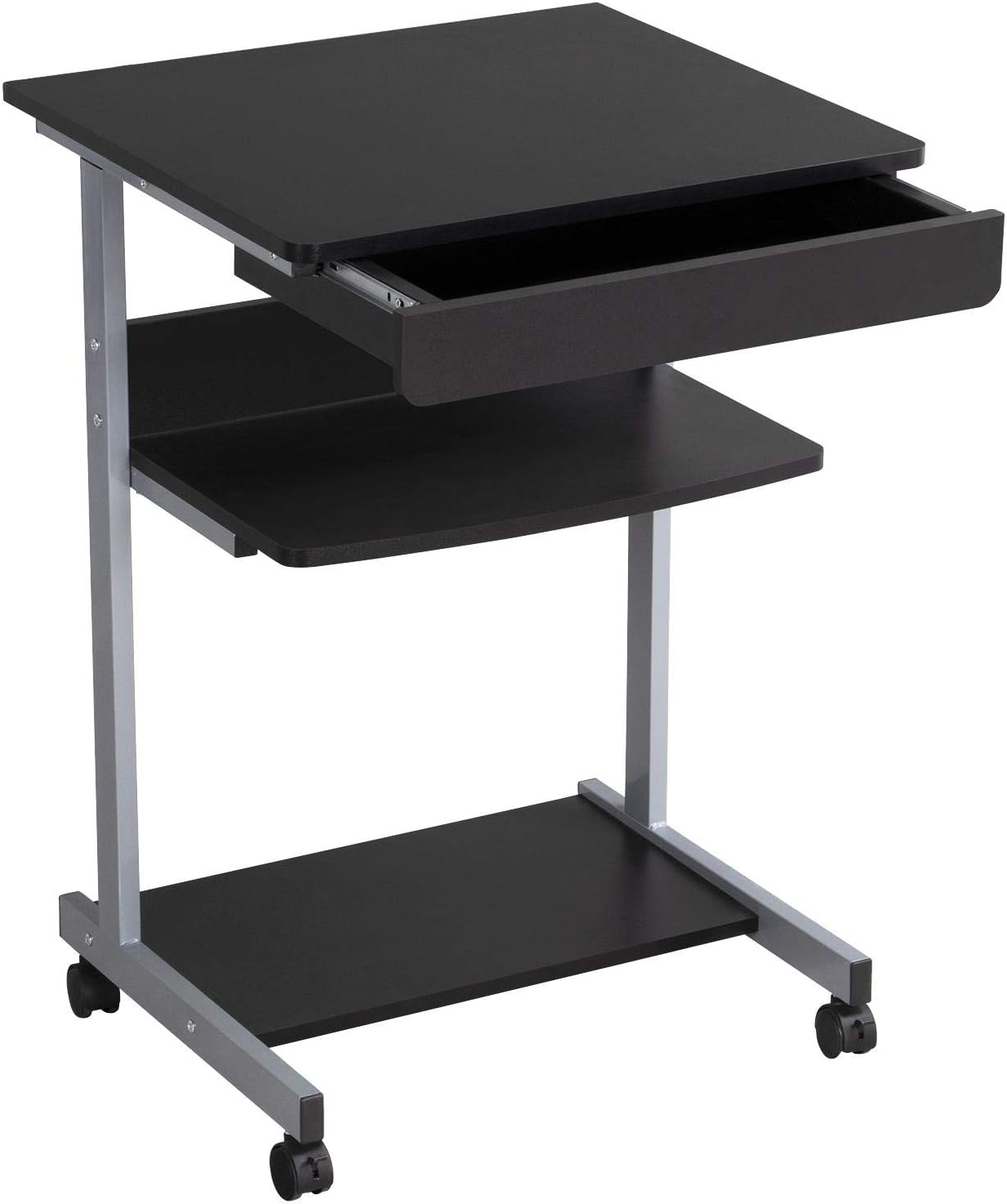 Yaheetech Mobile Computer Desk Cart, Small Rolling [...]