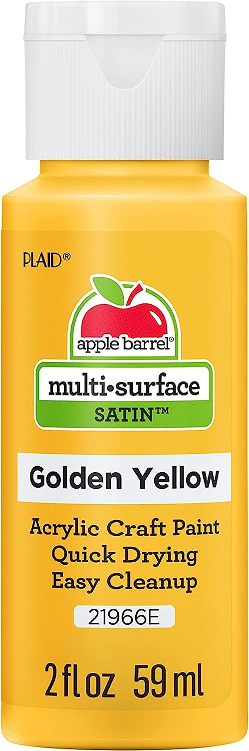 Apple Barrel Multi Surface Acrylic Paint, 2 oz, Golden [...]