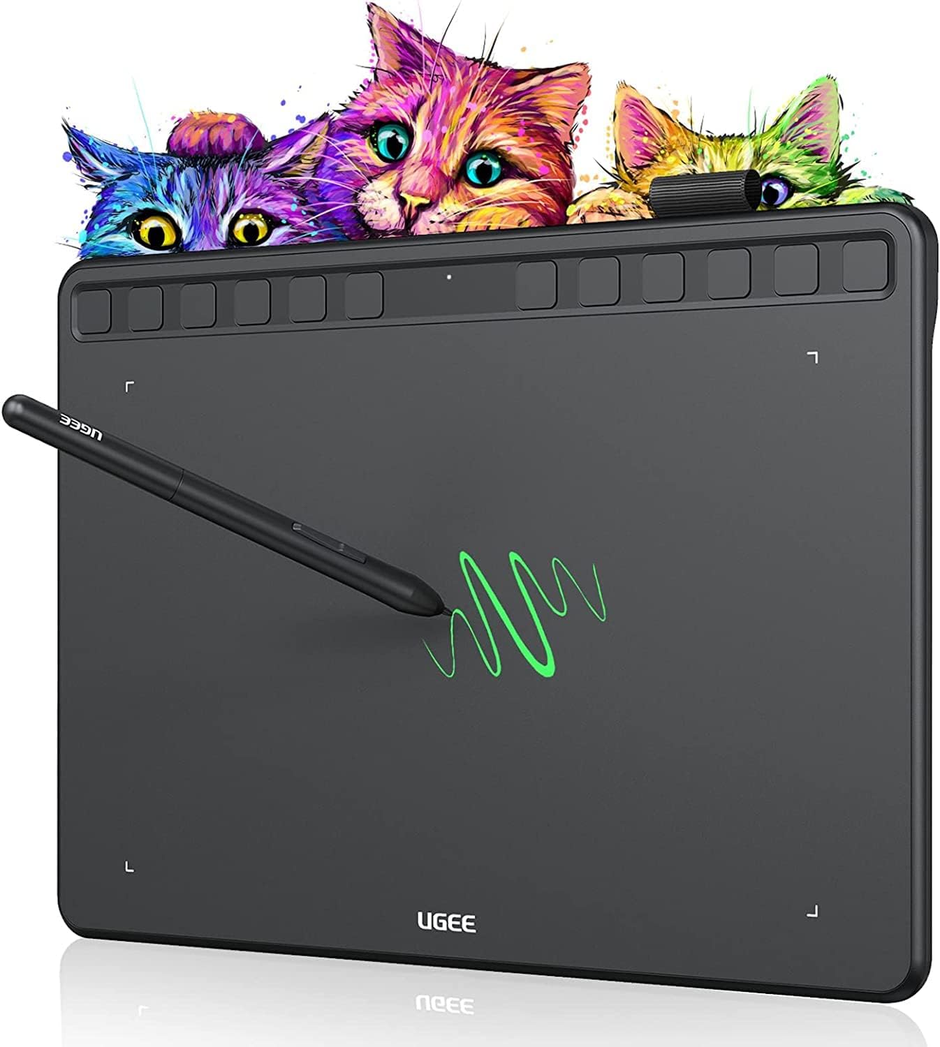UGEE 10X6.27 Inches Drawing Tablet,Digital Drawing Art [...]