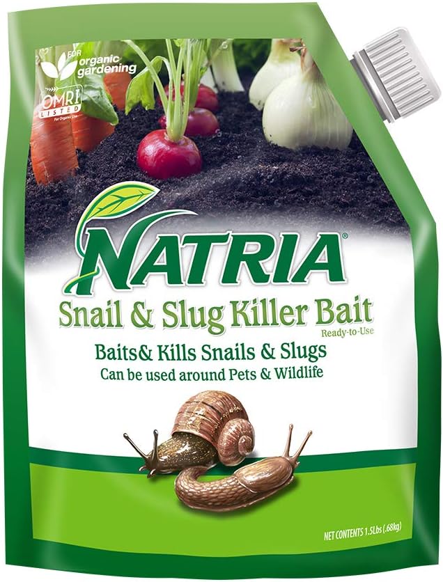 NATRIA Snail and Slug Killer Bait, Granules, 1.5 lb