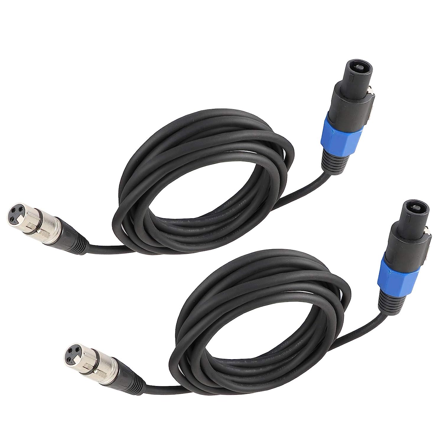 HBU 10FT Pack of 2 SpeakOn to XLR Cable - 2pcs 10 Feet [...]