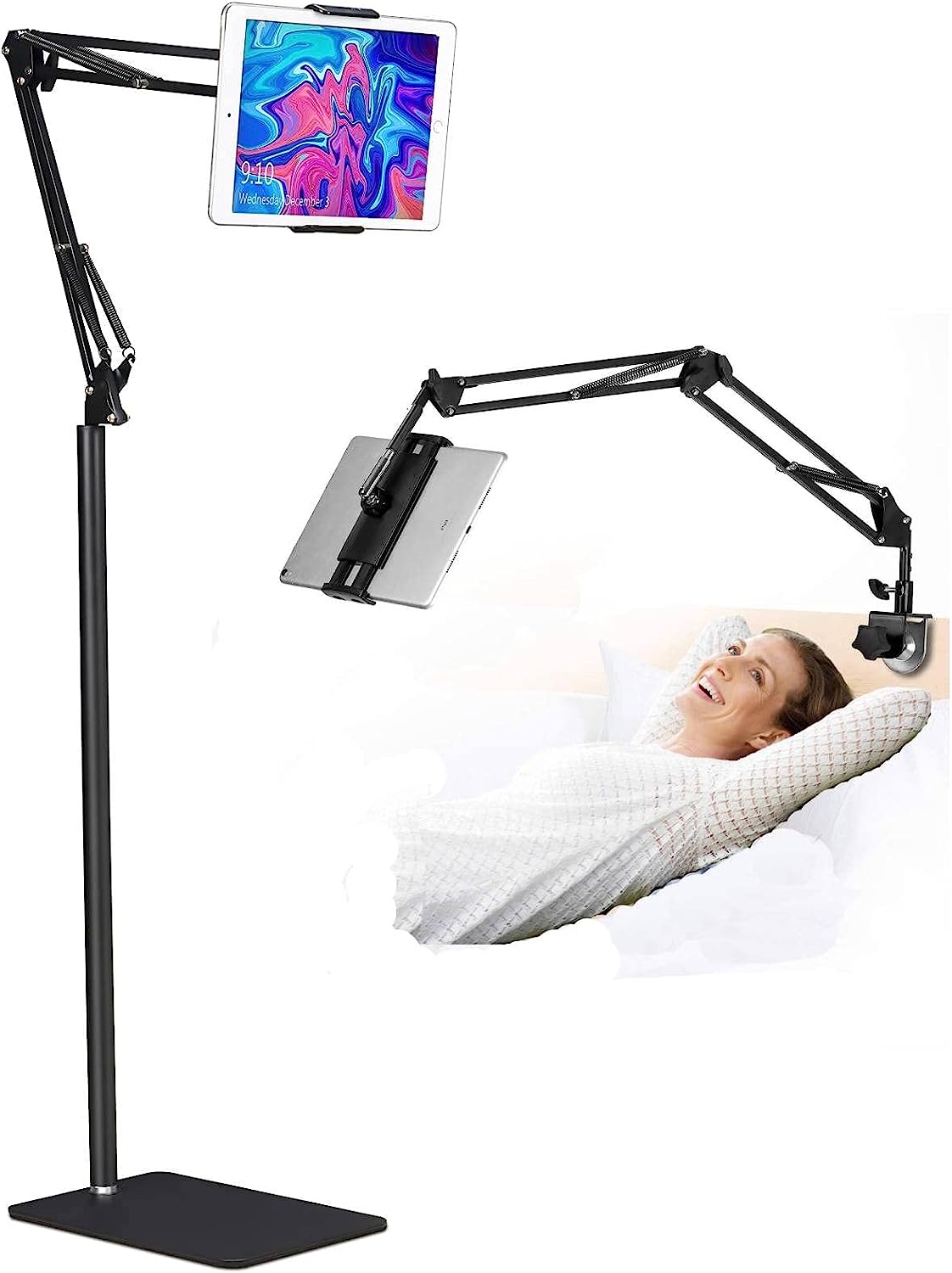 iPad Tablet Holder for Bed - Arm Height Adjustable [...]