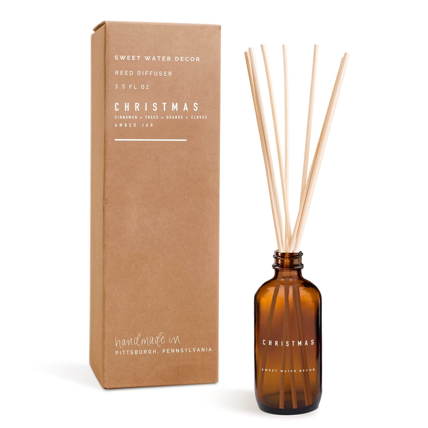 Sweet Water Decor Christmas Amber Reed Diffuser Set | [...]