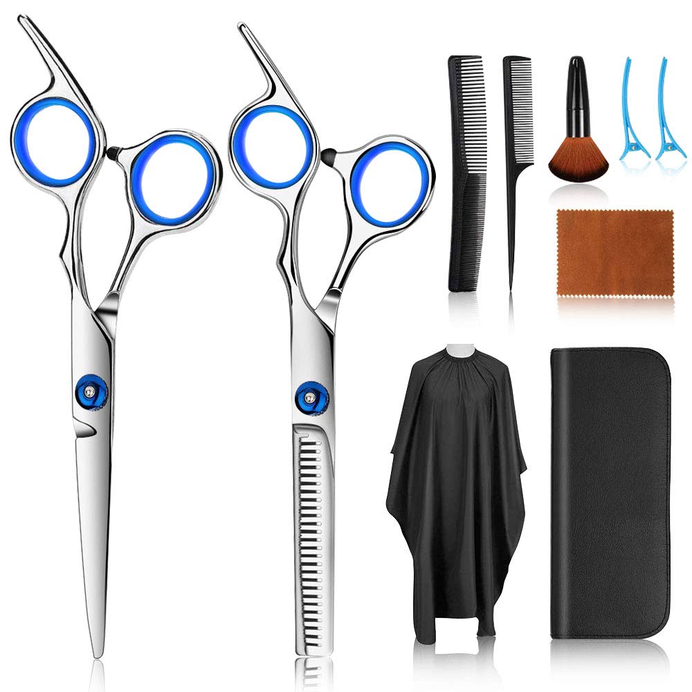 Hair Cutting Scissors Kits, 10 Pcs Stainless Steel [...]