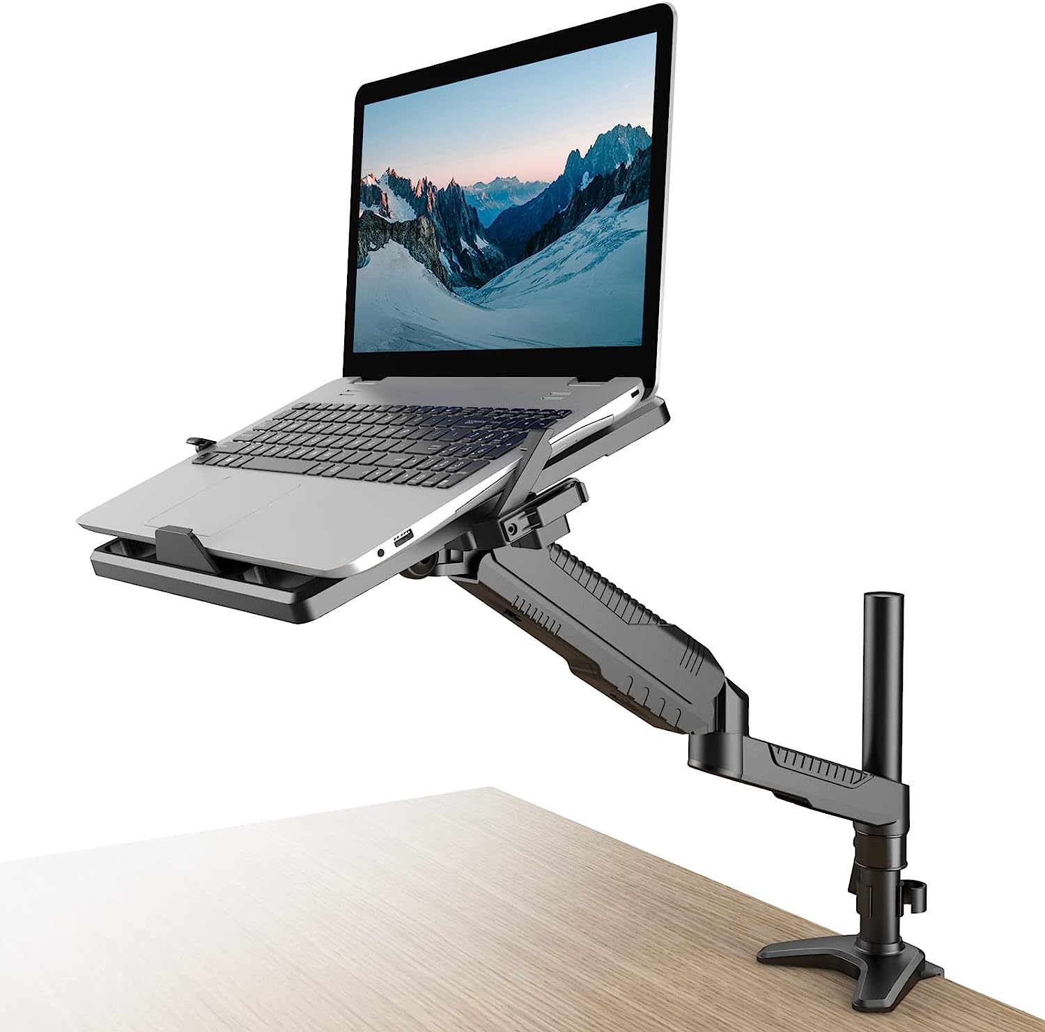 Gas Spring Laptop Mount with Adjustable Tray - [...]