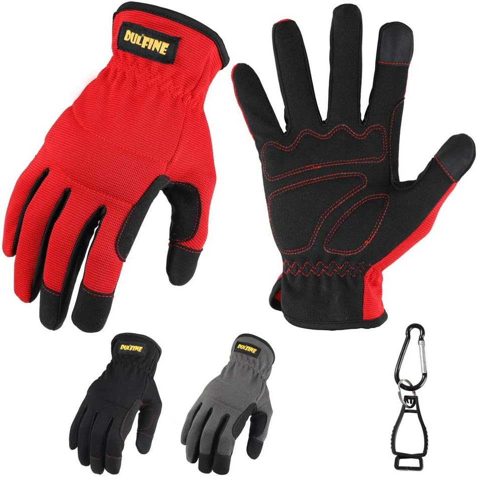 DULFINE High Performance Work Gloves For Men(3 Pairs [...]
