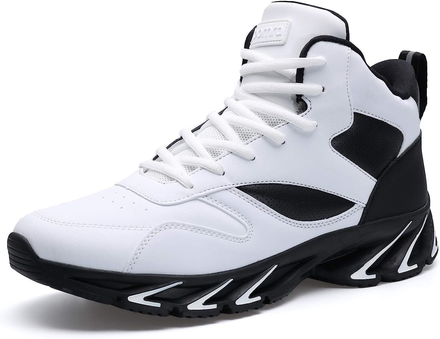 Joomra Men's Stylish Sneakers High Top Athletic- [...]