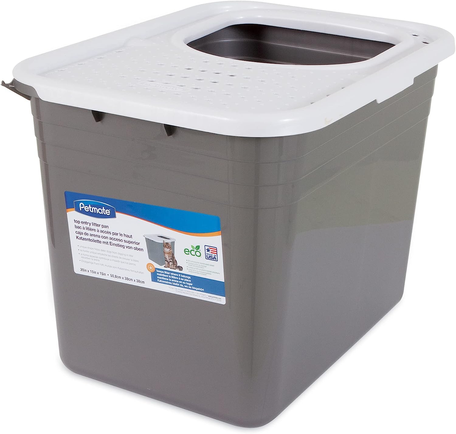 Petmate Top Entry Litter Cat Litter Box With Filter [...]