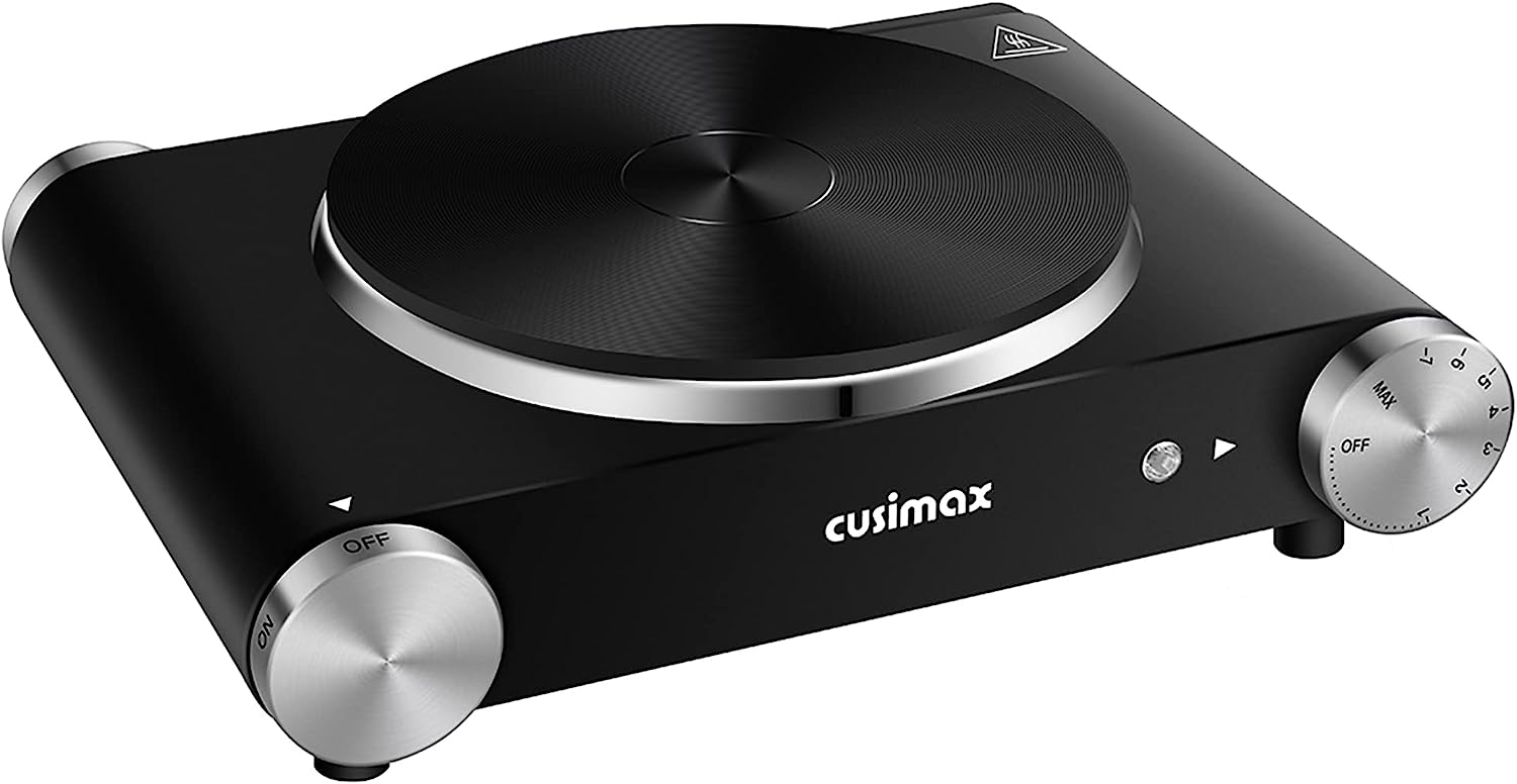CUSIMAX Electric Hot Plate for Cooking Portable Single [...]