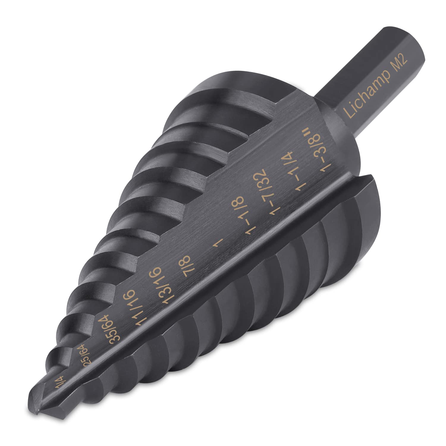 Lichamp Unibit Step Drill Bit for Metal, Genuine M2 [...]