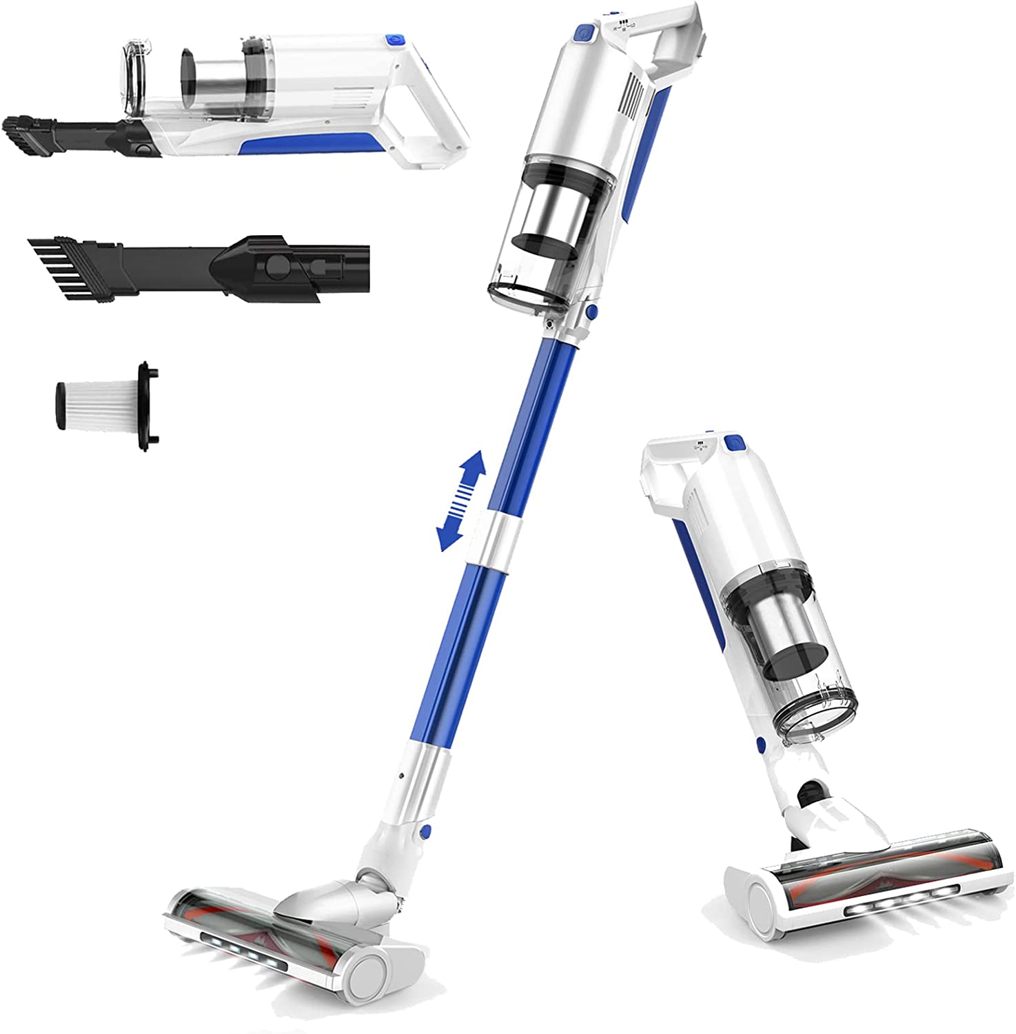 whall Cordless Vacuum Cleaner, Upgraded 25Kpa Suction [...]