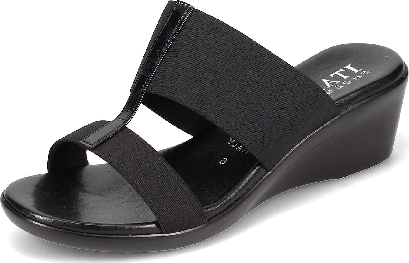 ITALIAN SHOEMAKERS Womens Sadey Wedge Sandals