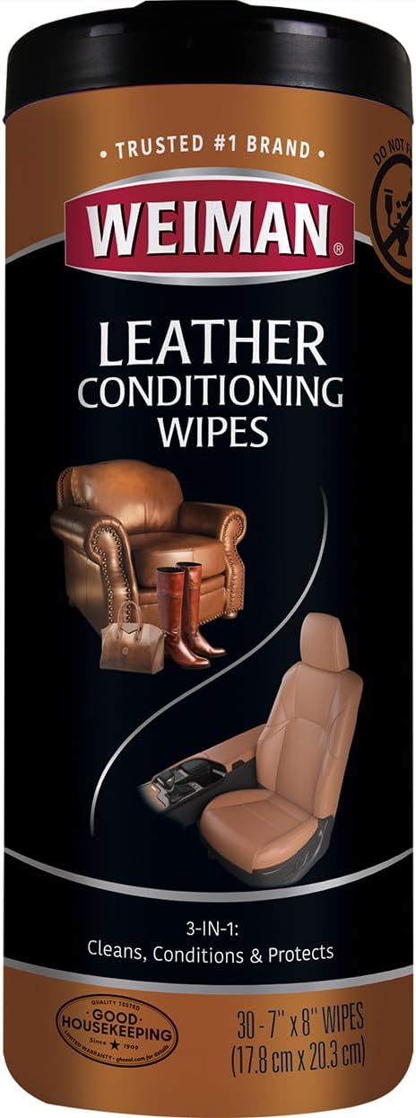 Weiman Leather Cleaner & Conditioner Wipes With UV [...]