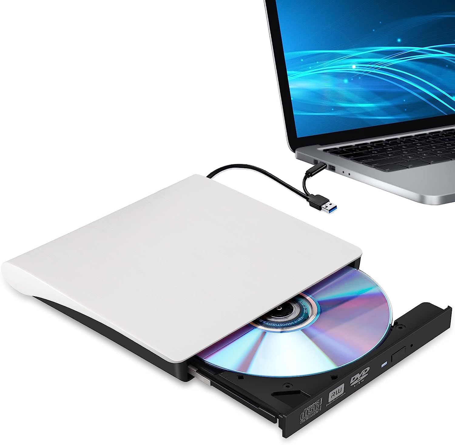 Hcsunfly External CD/DVD Drive for Laptop, Type-C [...]