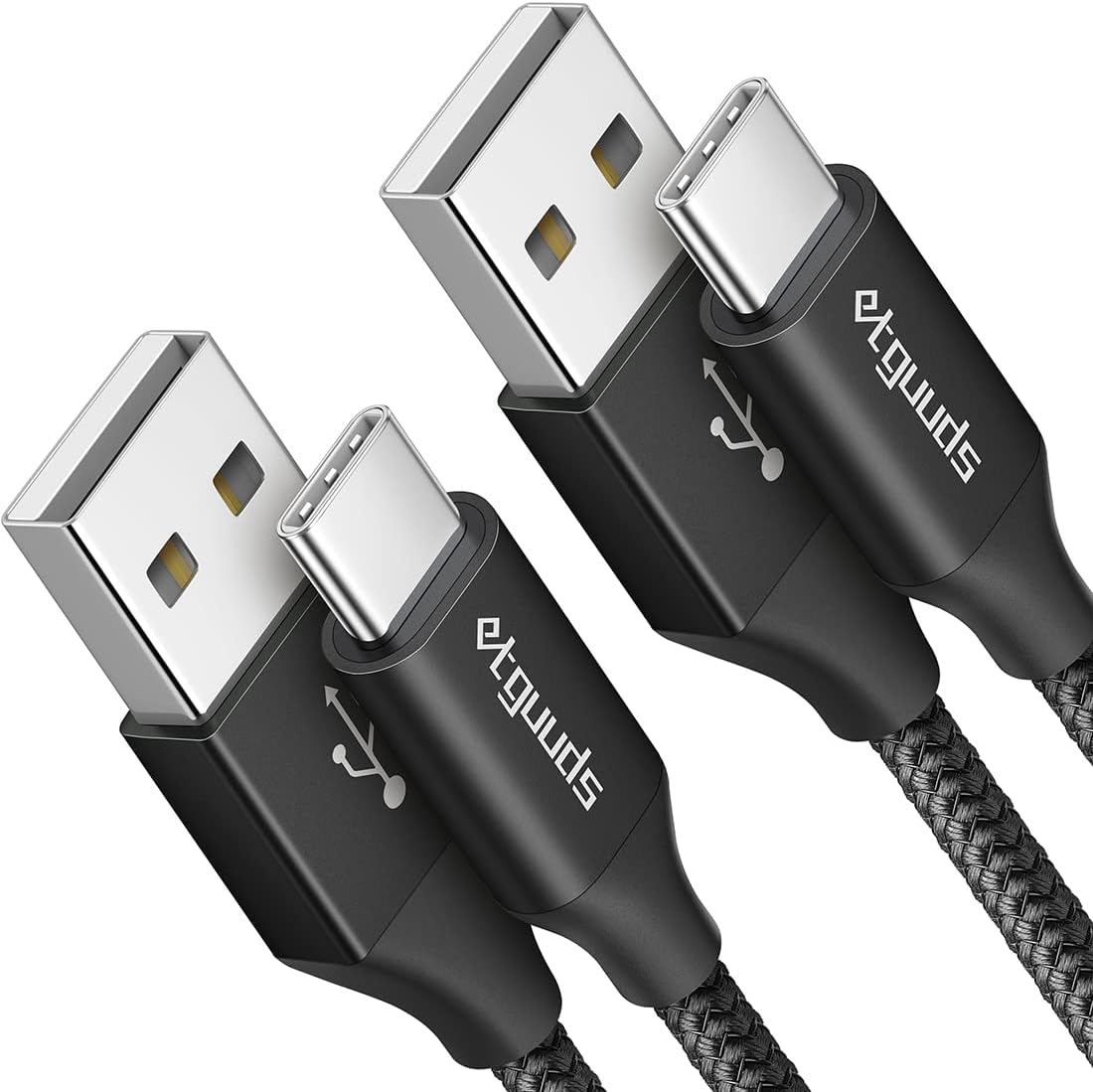 etguuds 2-Pack, 3ft USB C Cable 3A Fast Charging, USB [...]
