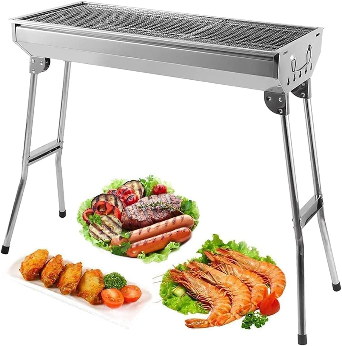 Charcoal Grill, Stainless Steel Camping Grill, [...]