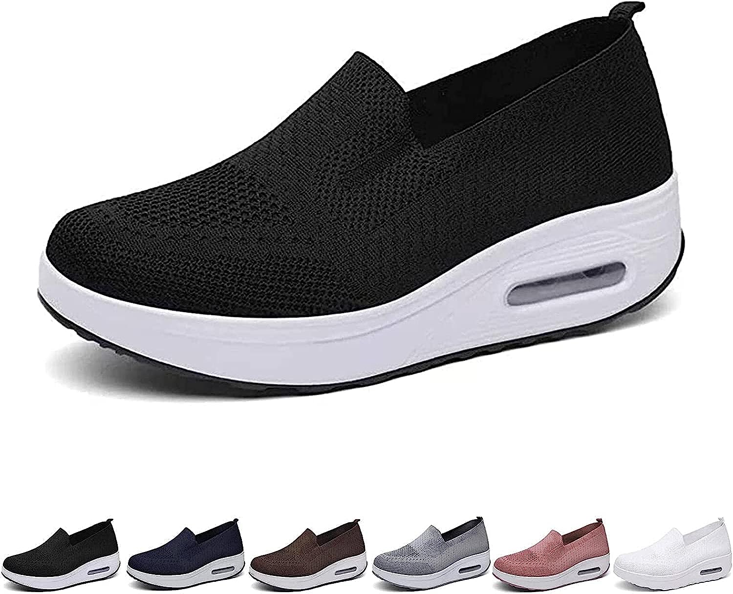 OTELUXS Air Cushion Slip-On Walking Shoes for Women [...]