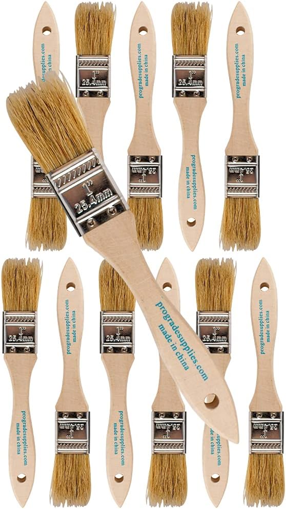 Pro Grade - Chip Paint Brushes - 12 Ea 1 Inch Chip [...]