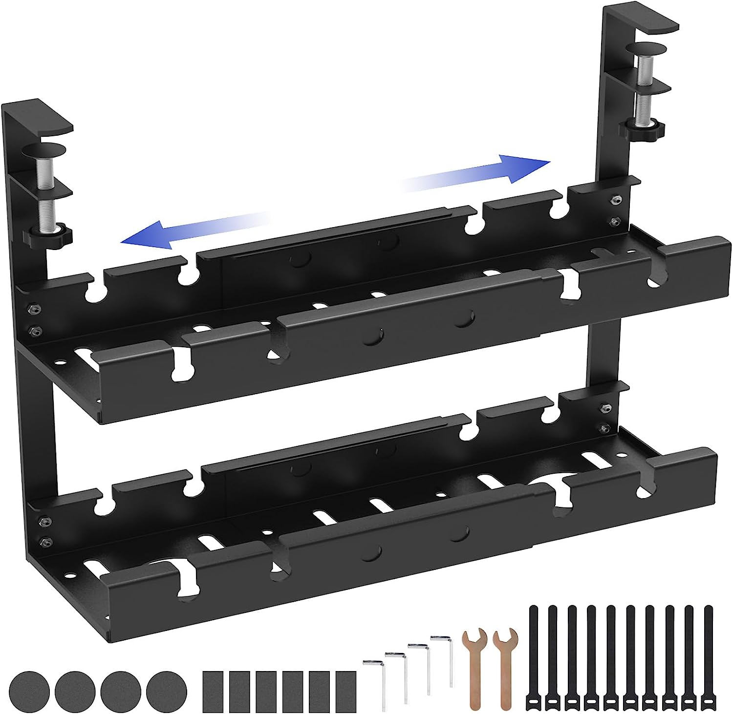 Under Desk Cable Management Tray 2-Layer, ARUQO [...]