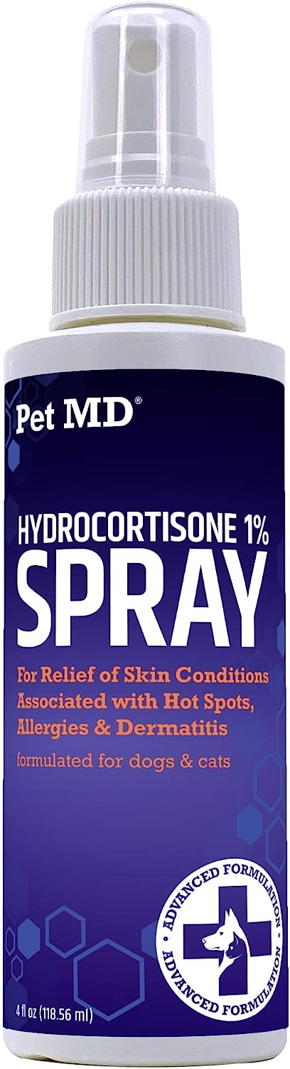 Pet MD Hydrocortisone Spray for Dogs, Cats, Horses - [...]