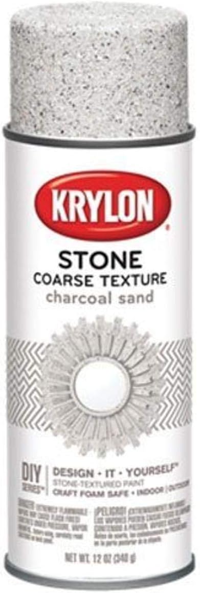 Krylon K18202 Coarse Stone Texture Finish Spray Paint, [...]