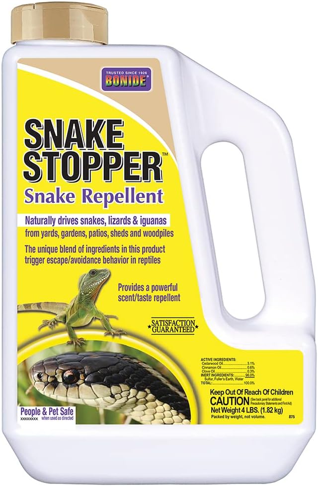 Bonide Snake Stopper Snake Repellent, 4 lb. Ready-to- [...]