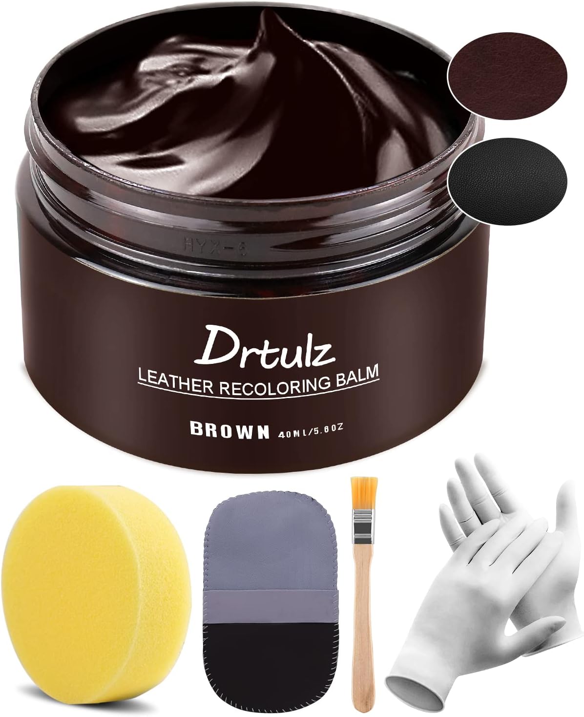 drtulz Leather Recoloring Balm, Dark Brown Leather [...]