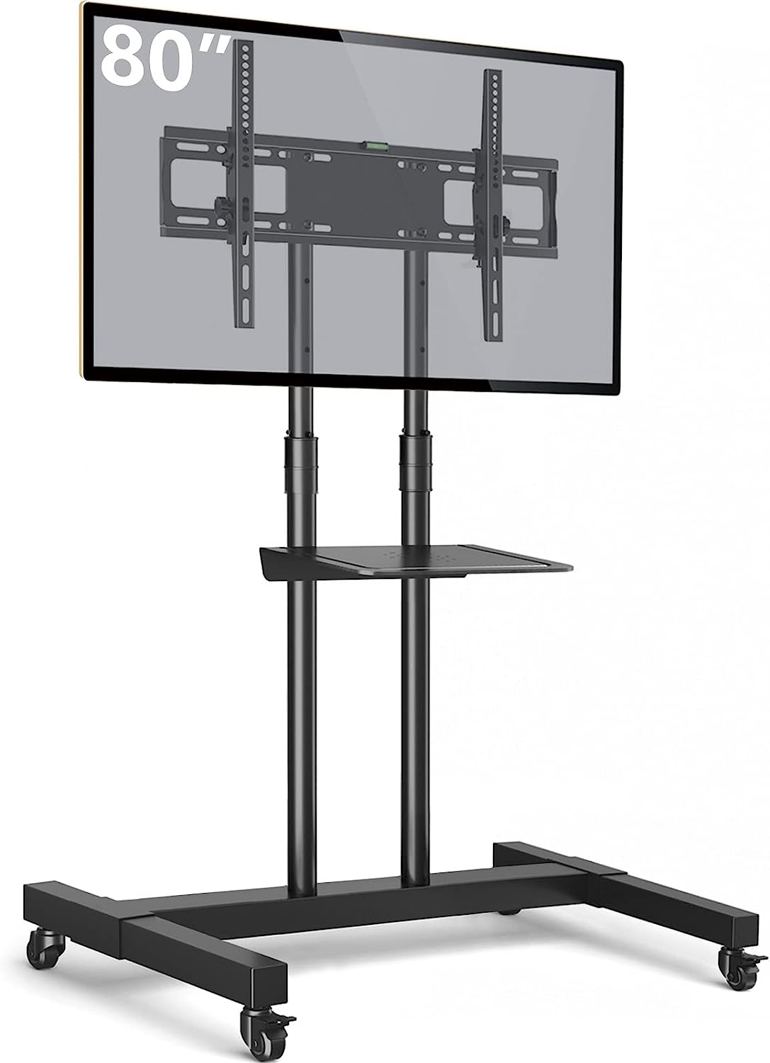 Mobile TV Stand Rolling TV Cart Floor Stand with Mount [...]