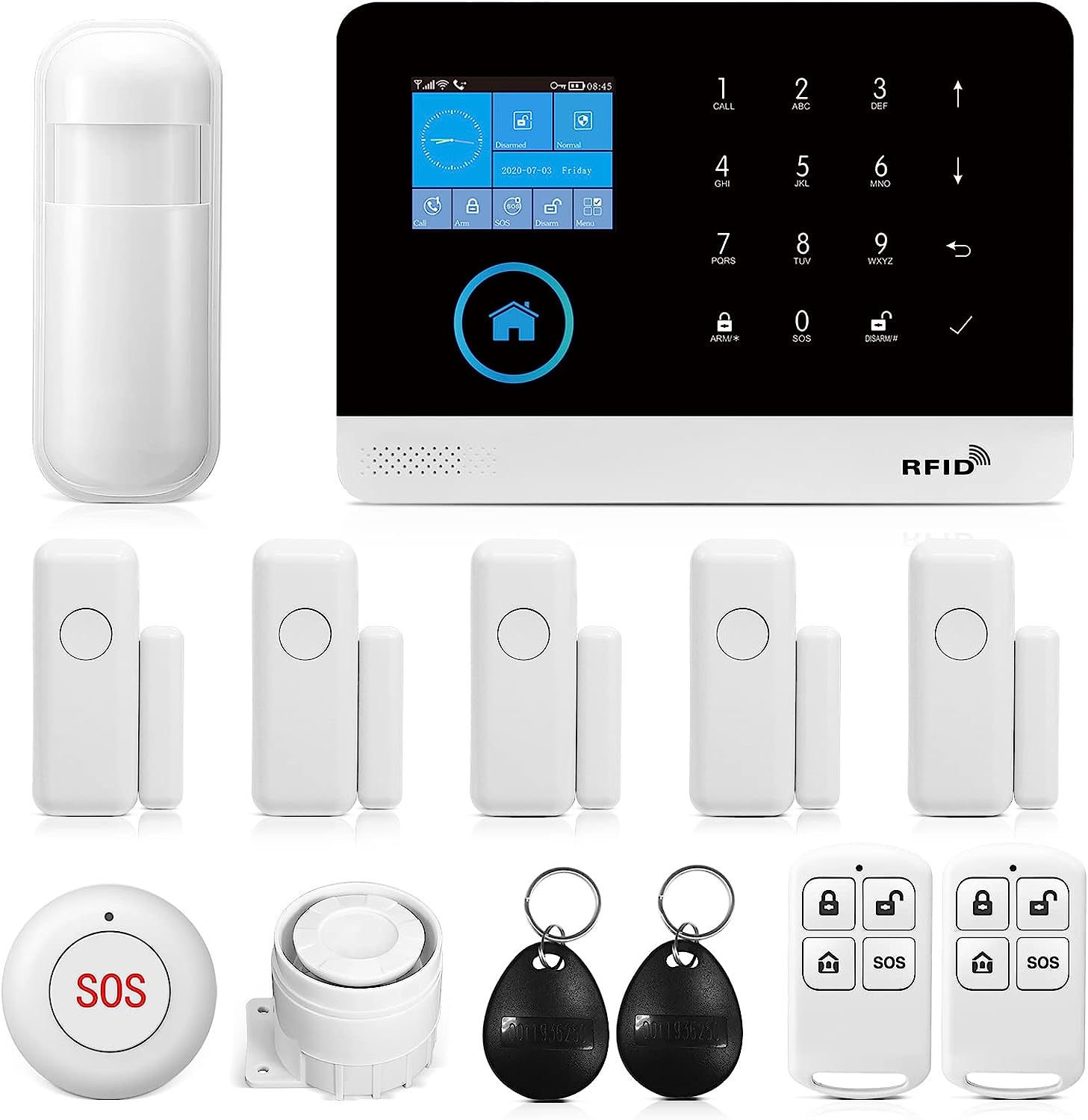 Wireless WiFi Smart Home Security DIY Alarm System DIY [...]