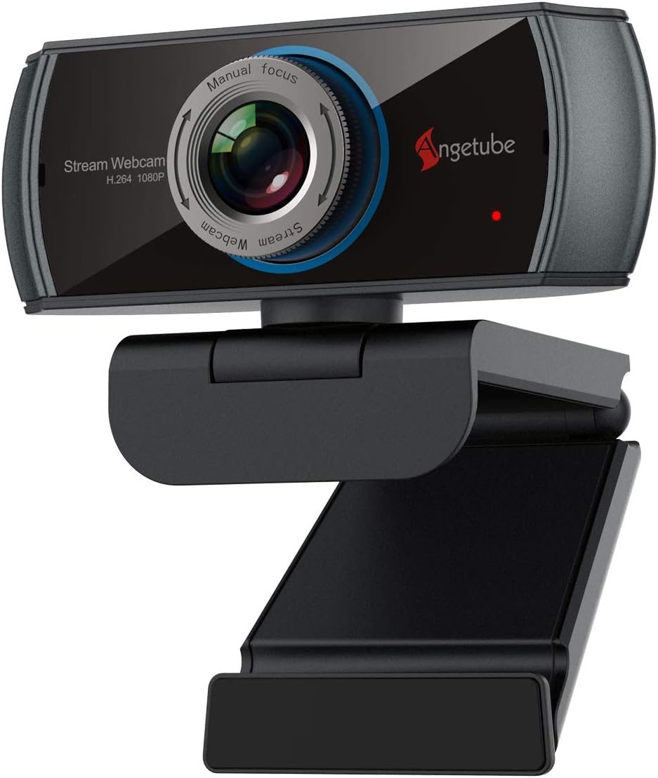 Angetube 1080P Webcam for Streaming, 920 PC Web Camera [...]