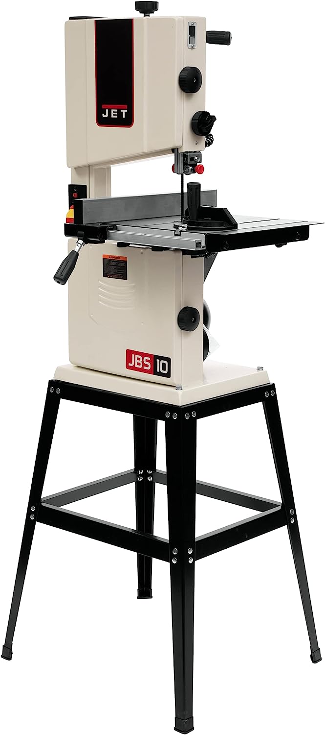 JET JWB-10, 10-Inch Woodworking Bandsaw with Stand, [...]