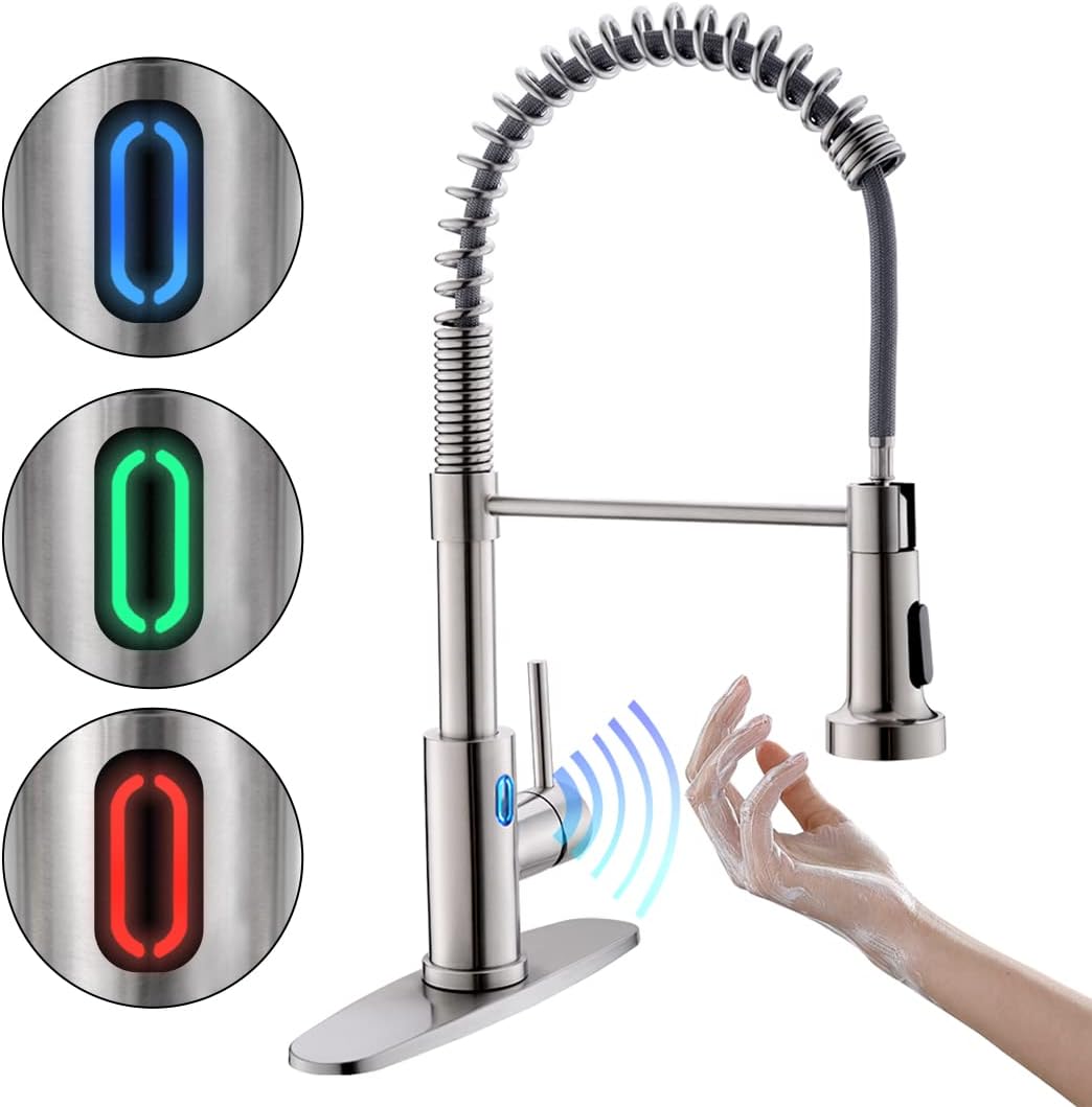 OWOFAN Touchless Kitchen Faucet with Pull Down Sprayer [...]