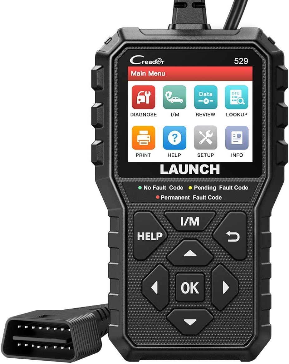 LAUNCH OBD2 Scanner CR529 One-Click I/M, Full OBDII [...]