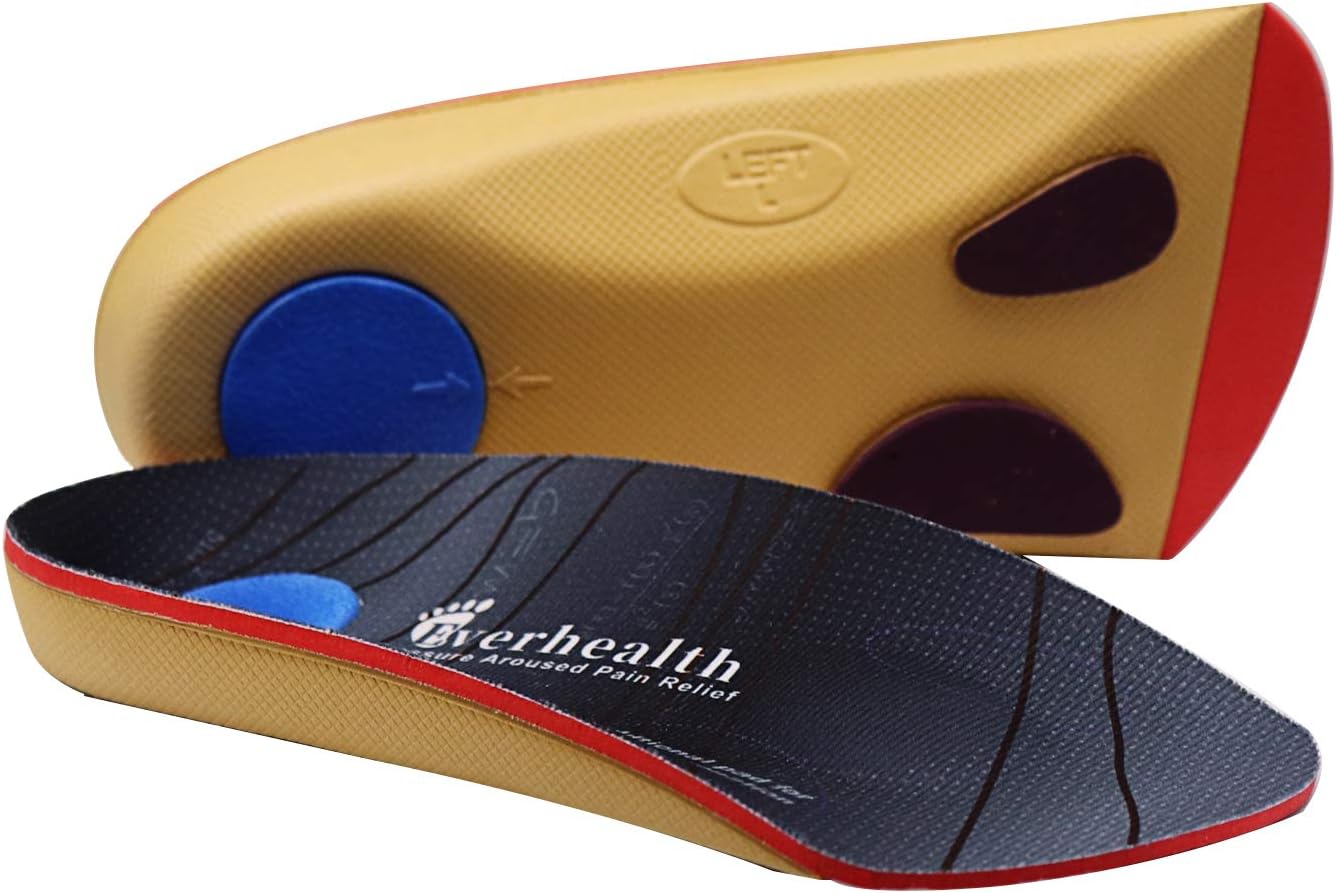 3/4 Length Arch Support Insoles for Men Women, Comfort [...]
