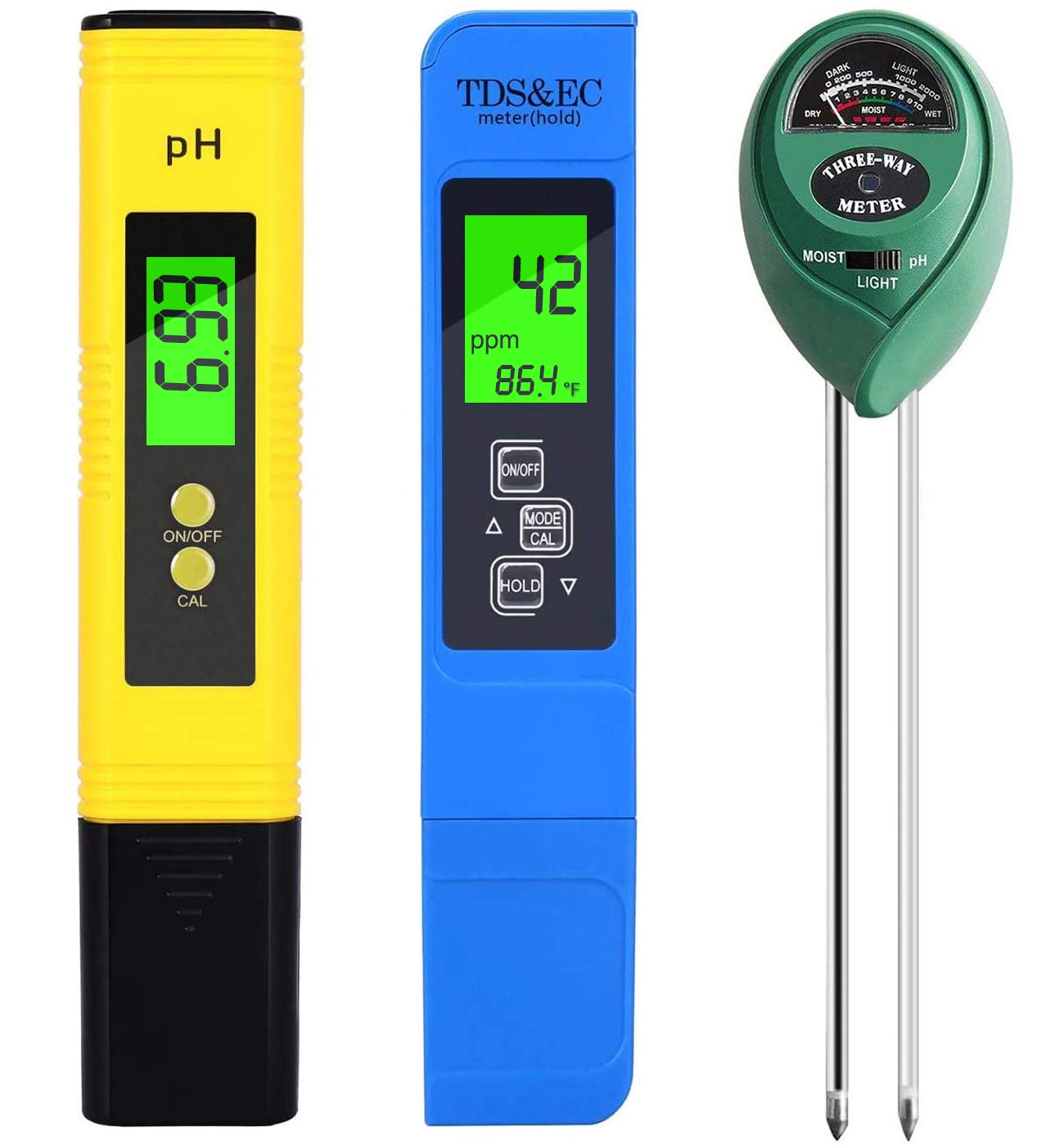 PH Meter, TDS PPM Meter, Soil PH Tester, PH/EC Digital [...]