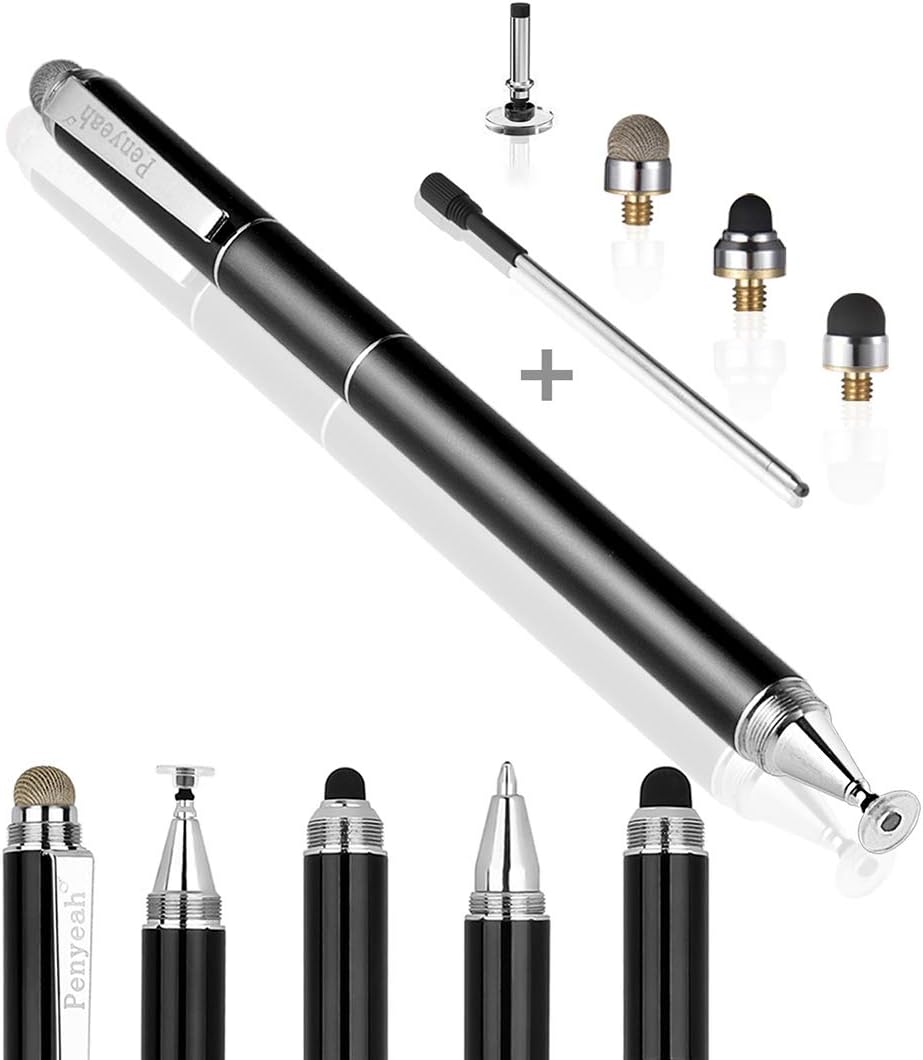 Penyeah Stylus Pen, 4 in 1 Disc Stylus Pens for Touch [...]