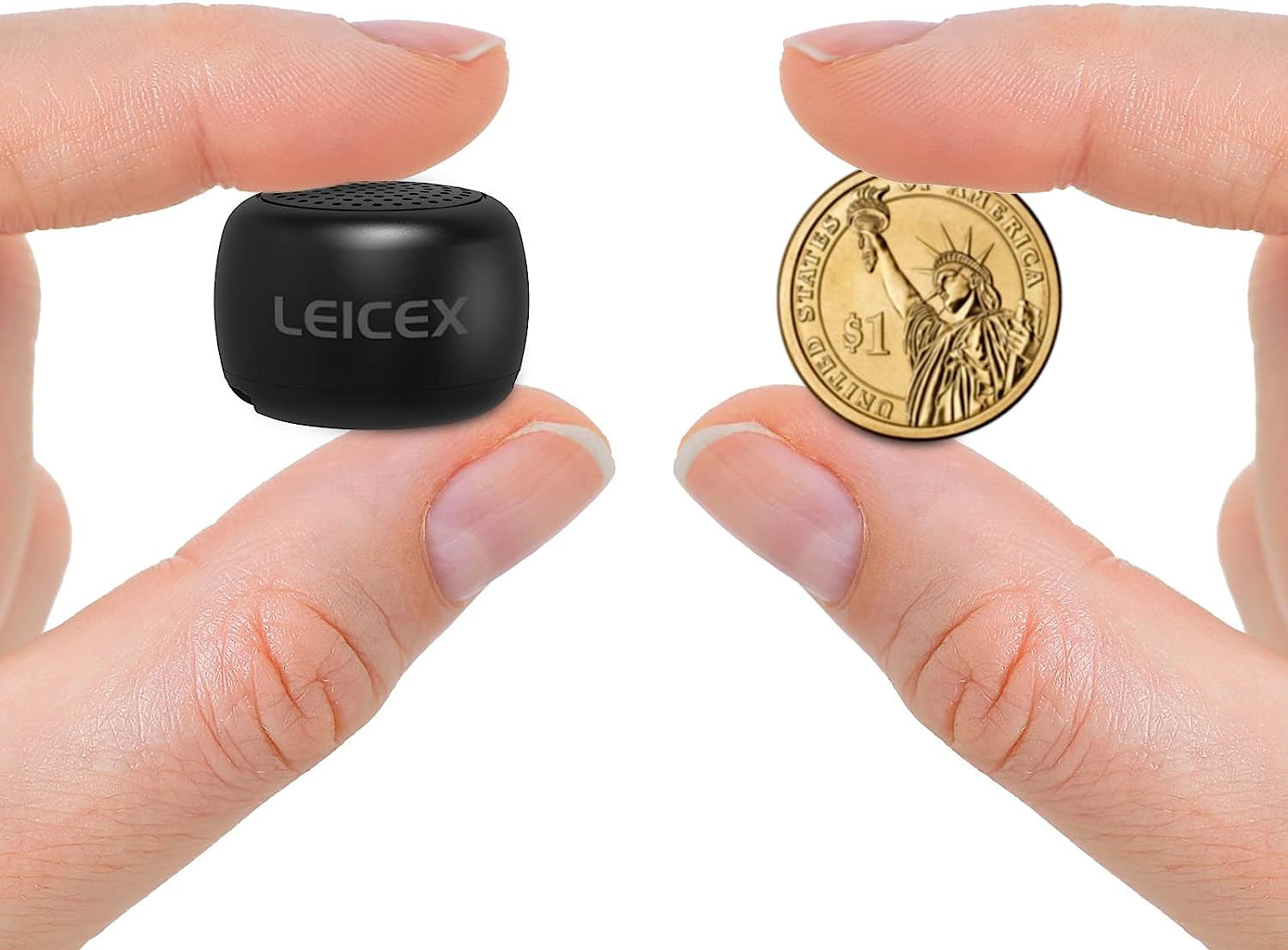 LEICEX Mini Speaker, Small Tiny Portable Bluetooth 5.0 [...]
