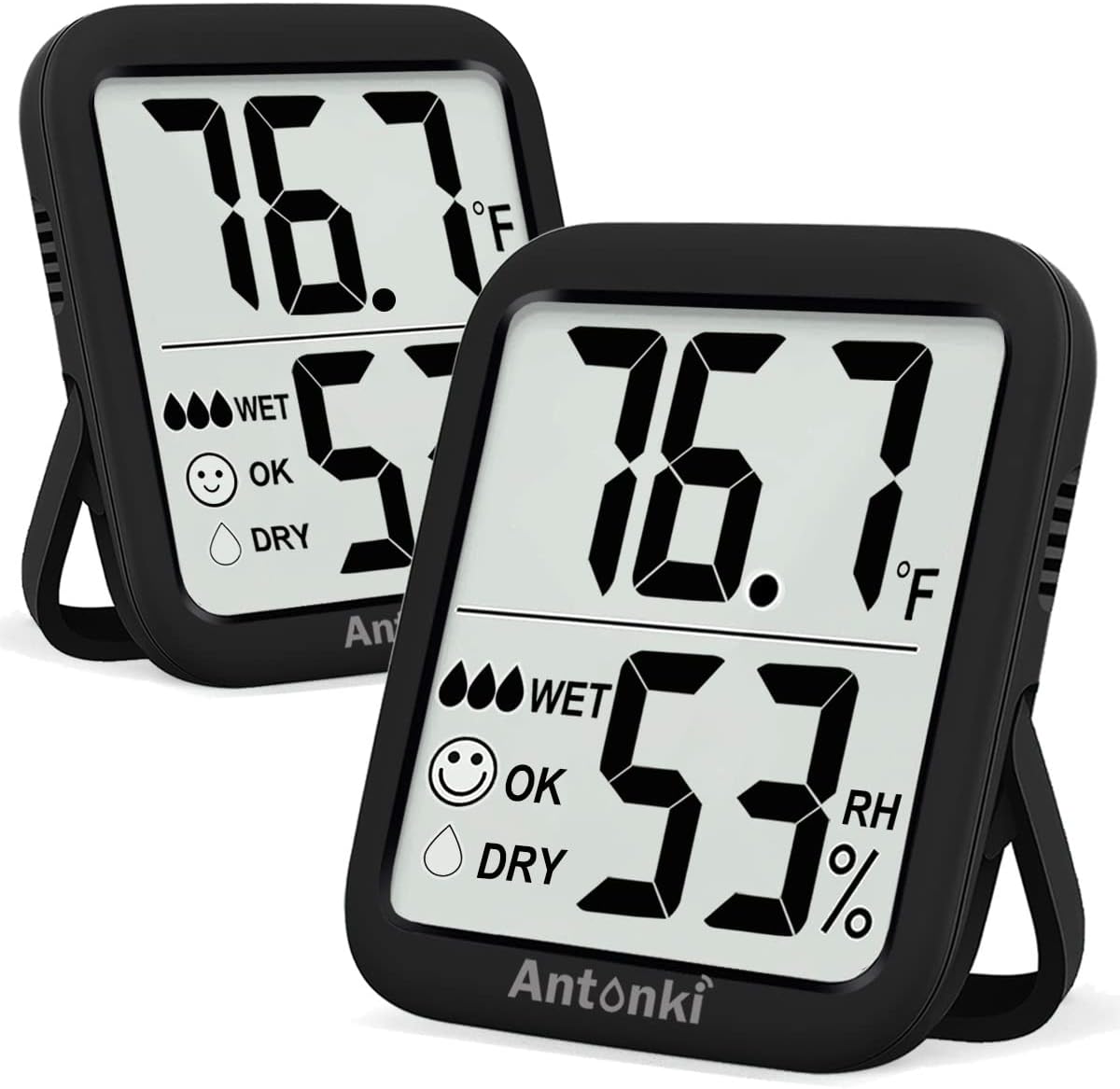 Antonki Room Thermometer Indoor Hygrometer, Humidity [...]