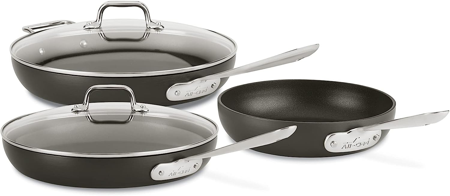 All-Clad HA1 Hard Anodized Nonstick 5 Piece Fry Pan [...]