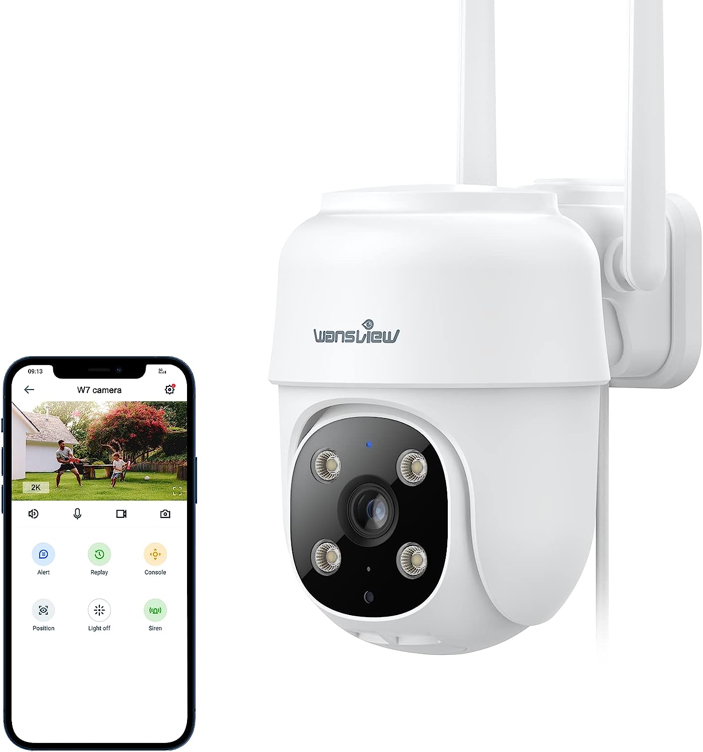 wansview 2K Security Cameras Wireless Outdoor-2.4G [...]