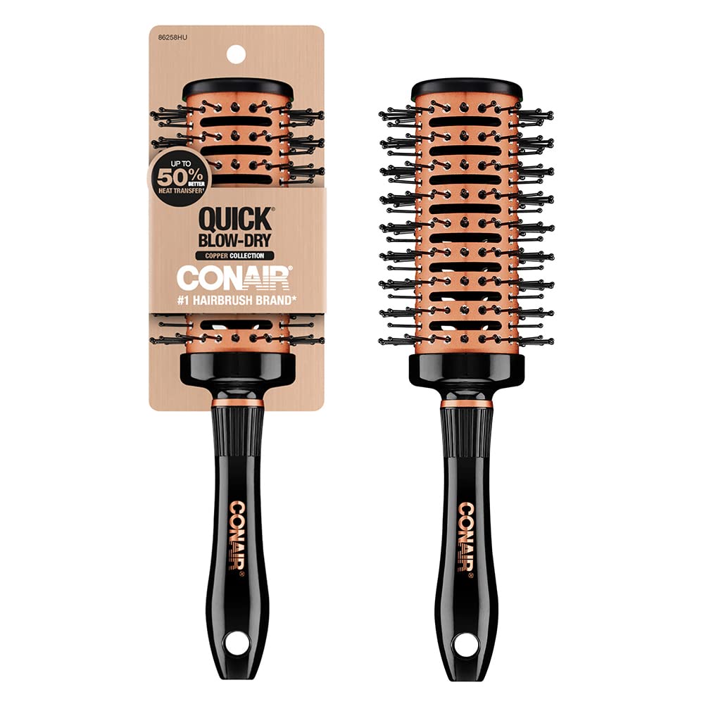 Conair Quick Blow-Dry Copper Collection, Vented Round [...]