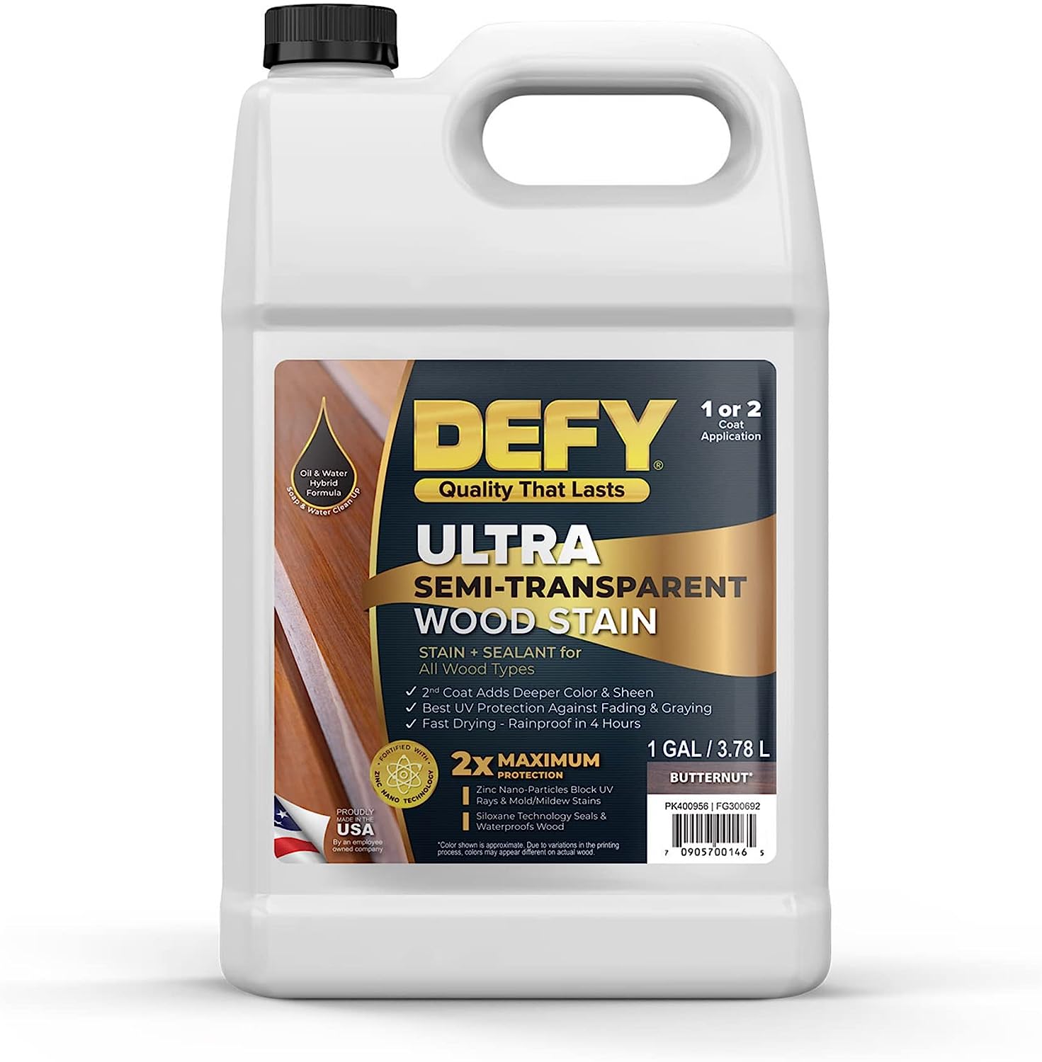 DEFY Ultra Semi Transparent Exterior Wood Stain - [...]