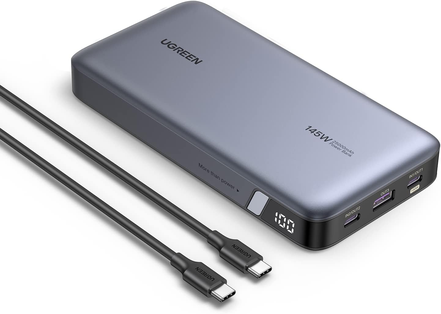 UGREEN 145W Power Bank 25000mAh Portable Charger USB C [...]