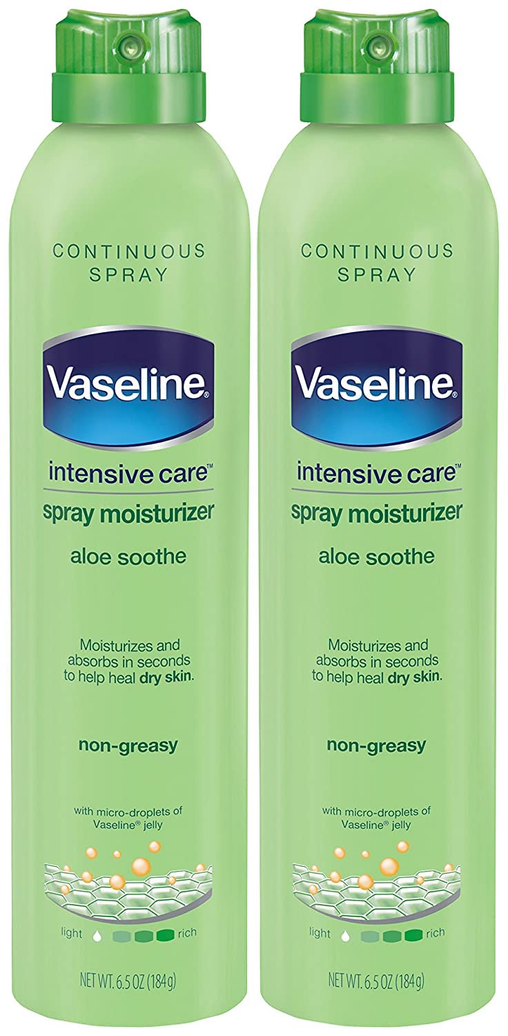 Vaseline Intensive Care Spray Moisturizer, Aloe Soothe [...]